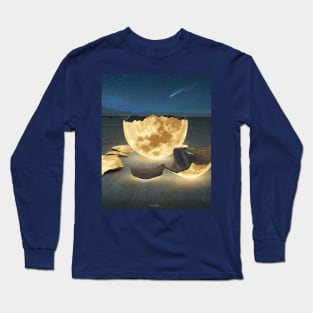 Cracked moon Long Sleeve T-Shirt